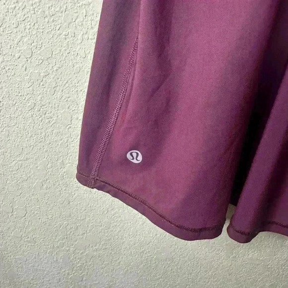 Lululemon Tranquil Mesh Tank Top Open Back Red Grape - Picture 5 of 5